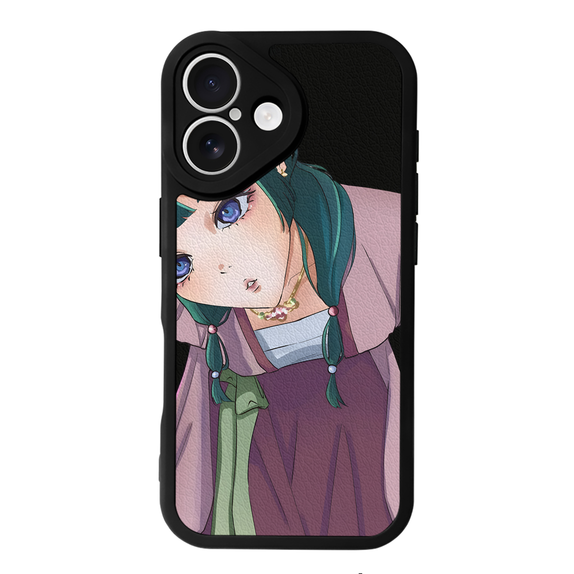 （画像用） 薬屋のひとりごと The Apothecary Diaries 【iPhone 16シリーズ対応】シリコンスマホケース（レザー調） 材質：シリコン